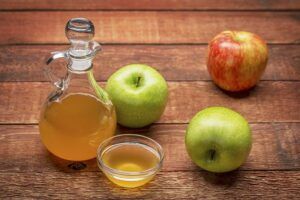 apple cider vinegar helps hair groeth