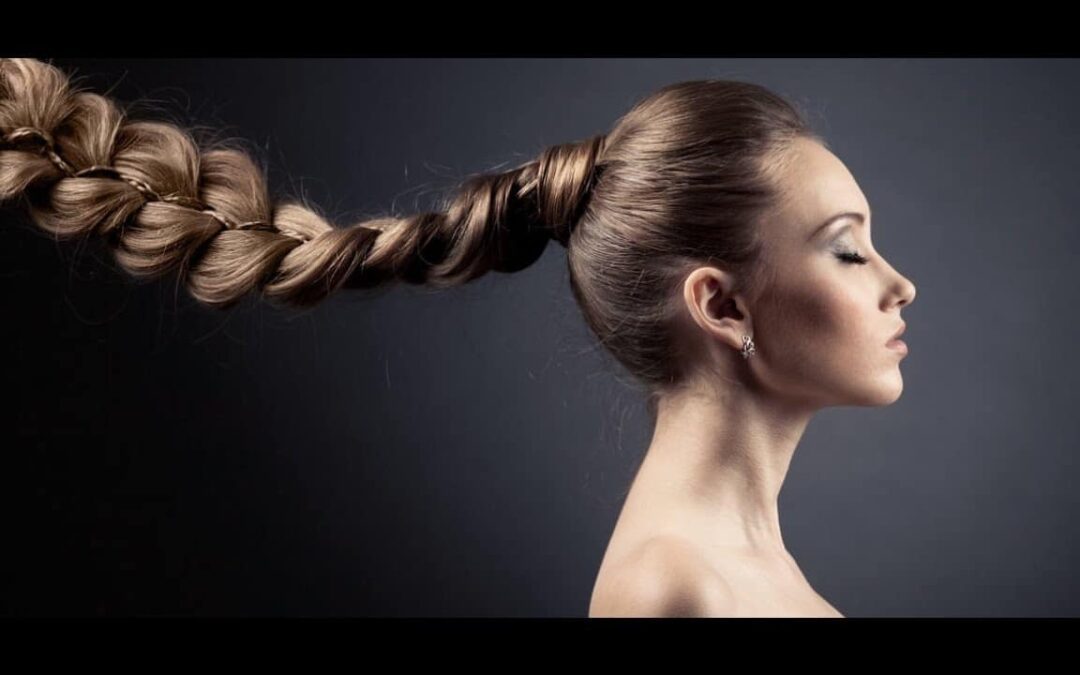 woman with long healthy hair